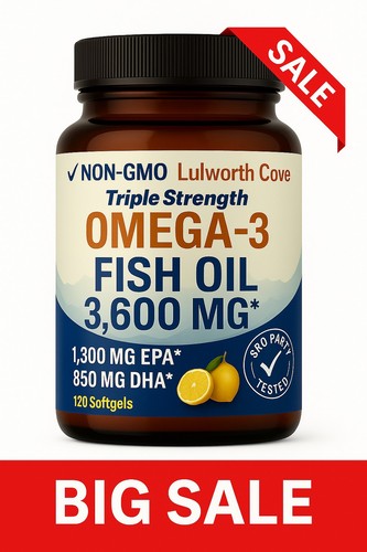 Omega fish oil 3600mg - 3600mg, 120