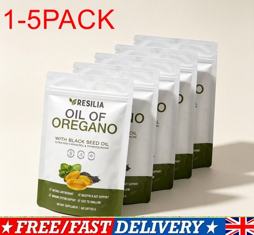5pack resilia oil oregano - resilia,
