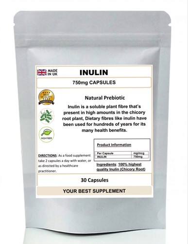 Inulin capsules natural - inulin,