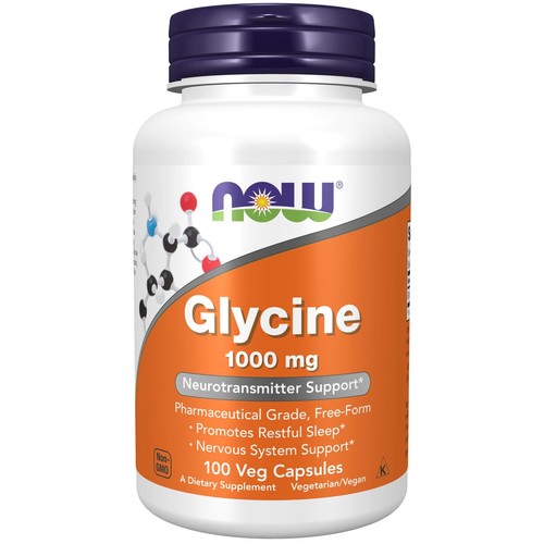 Now foods glycine 1000mg 100 - glycine,
