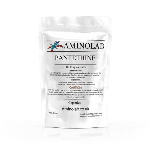 Pantethine 1000mg capsules - pantethine,