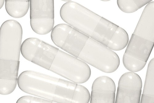 Empty clear gelatin capsules - empty,