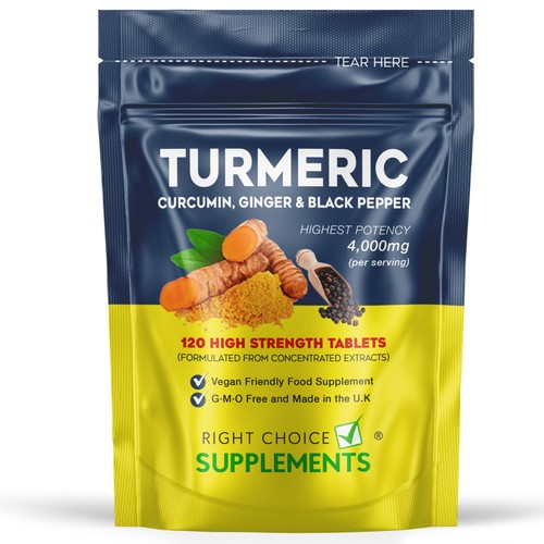Turmeric tablets 4000mg - turmeric,