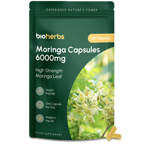 Moringa capsules 6000mg - moringa, –